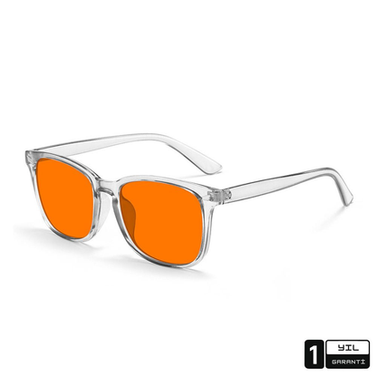 Arleyn® Fokus Unisex Kırmızı Lens Mavi Işık Gözlüğü